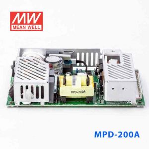 MPD-200A  200W +5V 24A +12V 9.6A  双路输出微漏电带PFC医用无外壳明纬开关电源