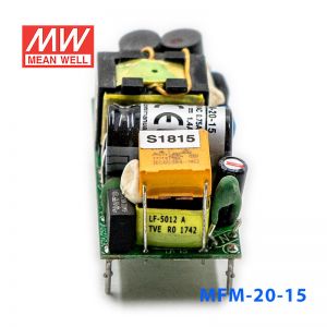 MFM-20-15明纬21W 80~264V输入15V1.4A输出PCB裸板医疗开关电源