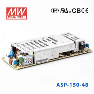 ASP-150-48  150W  48V 3.2A 单路输出带PFC功能无外壳PCB板明纬开关电源