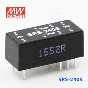 SRS-2405  0.5W  24V-5V  稳压单组输出明纬DC-DC转换模块电源