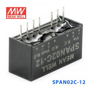 SPAN02C-12 2W 36~75V 转 12V 167mA非稳压单路输出DC-DC模块电源