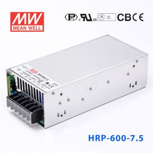 HRP-600-7.5 600W 7.5V80A 单路输出高性能内置有外壳明纬开关电源