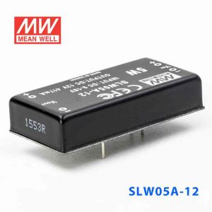 SLW05A-12  5W  9~18V 输入  12V  稳压单路输出明纬DC-DC转换模块电源