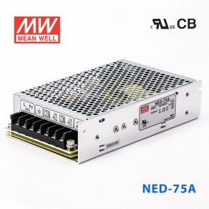 NED-75A  75W  5V 8A +12V 4A  双路输出明纬开关电源(NE系列) 