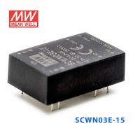 SCWN03E-15 3W 4.5～9V 转 15V 0.2A 非稳压单路输出DC-DC模块电源