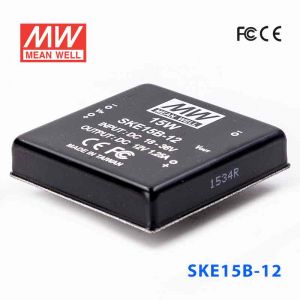 SKE15B-12  15W  18~36V  输入  12V  单路输出明纬DC-DC转换模块电源