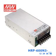 HRP-600N3-24明纬24V27A输出600W左右开关电源电机350%峰值功率