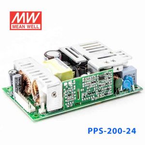 PPS-200-24  200W  24V 8.3A  单路输出带PFC功能无外壳PCB板明纬开关电源