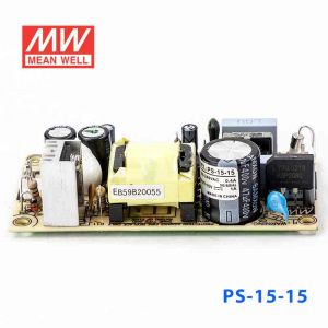 PS-15-15  15W 15V 1A  单路输出无外壳PCB板明纬开关电源