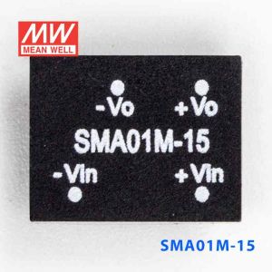 SMA01M-15  1W  12V-15V  非稳压单路输出明纬DC-DC转换模块电源