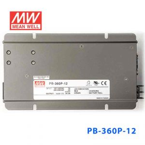 PB-360P-12 360W 14.4V24.3A 带PFC明纬优化三段式铅酸电池充电器 