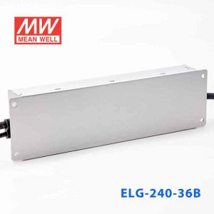 ELG-240-36B 240W 36V 6.66A     B型(0～10V/PWM/电阻调光)/铝壳IP67/100～305Vac输入)明纬PFC防水LED电源