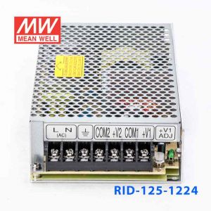 RID-125-1224台湾明纬12V24V隔离双路电源125W直流12V/24V3.7A