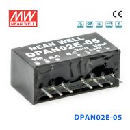 DPAN02E-05 2W 4.5~9V 转 ±5V 0.2A非稳压双路输出DC-DC模块电源