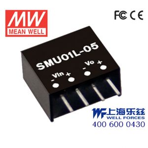 SMU01M-12  1W  12V-12V  非稳压单路输出明纬DC-DC转换模块电源