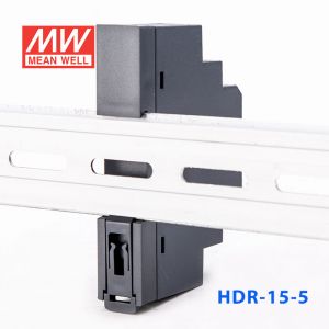 HDR-15-5  12W 5V 2.4A  单路输出明纬超薄型导轨安装电源