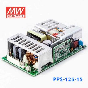 PPS-125-15 125W  15V 8.4A  单路输出带PFC功能无外壳PCB板明纬开关电源