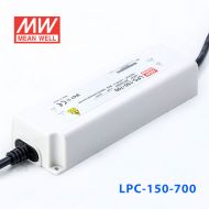 LPC-150-700    150W    700mA恒流输出明纬牌IP67防水塑壳LED电源