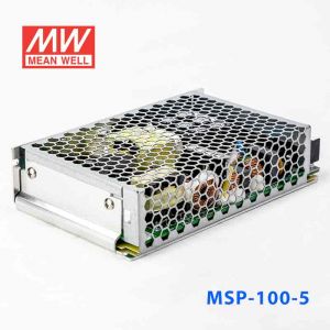 MSP-100-5  100W  5V 17A  单路输出带功率因素校正高可靠医疗型明纬开关电源