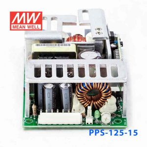 PPS-125-15 125W  15V 8.4A  单路输出带PFC功能无外壳PCB板明纬开关电源