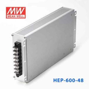 HEP-600-48  600W  48V 12.5A 高效率无风扇密封全灌胶恶劣环境适用明纬开关电源