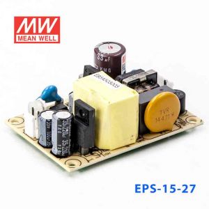 EPS-15-27 15W 27V0.56A单路输出低空载损耗高效率明纬裸板开关电源