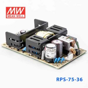 RPS-75-36  75W  36V 2.8A  单路输出微漏电低空载损耗医用无外壳明纬开关电源