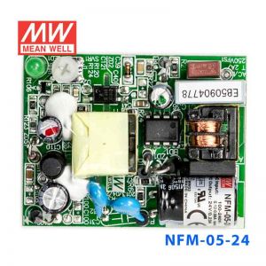 NFM-05-24  5W  24V 0.23A  微漏电PCB板单路输出板上插装型医用明纬开关电源