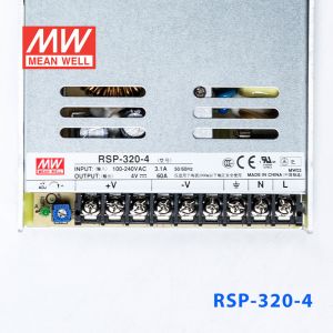 RSP-320-4 320W 4V60A 单路输出带功率因素校正超薄型明纬开关电源