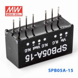 SPB05A-15  5W  9~18V  输入 15V  稳压单路输出明纬DC-DC转换模块电源