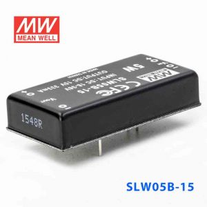 SLW05B-15  5W  18~36V  输入  15V  稳压单路输出明纬DC-DC转换模块电源