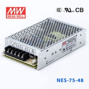 NES-75-48 75W 48V1.6A 单路输出CCC认证明纬开关电源(NE系列)