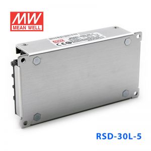 RSD-30L-5 30W 18~72V输入 5V 6A 输出铁道专用明纬DC-DC转换电源