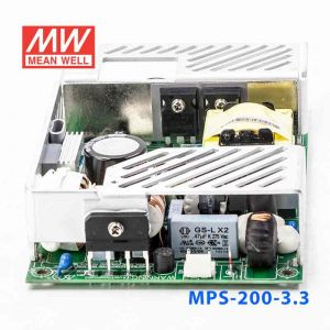 MPS-200-3.3 200W 3.3V40A 输出微漏电带PFC医用无外壳明纬开关电源