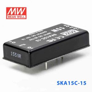 SKA15C-15  15W  36~72V  输入 15V  稳压单路输出明纬DC-DC转换模块电源