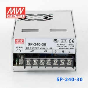 SP-240-30 240W 30V8A 单路输出带PFC功能明纬开关电源