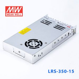 LRS-350-15 350W 15V23.2A输出（输入电压开关选择型)明纬超薄高性能开关电源