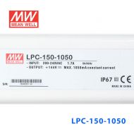 LPC-150-1050    150W   1050mA恒流输出明纬牌IP67防水塑壳LED电源