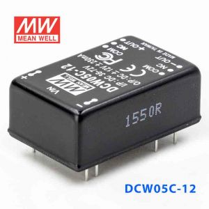 DCW05C-12  5W  36~72V  输入  ±12V  稳压双路输出明纬DC-DC转换模块电源