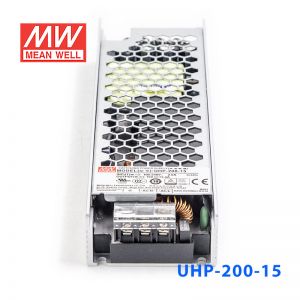 UHP-200-15 200W 15V 13.4A 明纬PFC高性能超薄电源