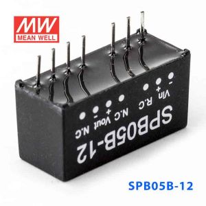 SPB05B-12  5W  18~36V 输入 12V 稳压单路输出明纬DC-DC转换模块电源