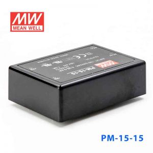 PM-15-15  15W  15V 1A  微漏电塑封Class2单路输出板上型医用明纬开关电源