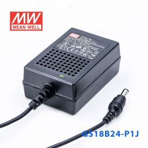 GS18B24-P1J 18W 24V0.75A 输出绿色能源明纬电源适配器(双线插口)