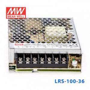 LRS-100-36 100.8W 36V2.8A单路输出超薄型低空载损耗明纬开关电源