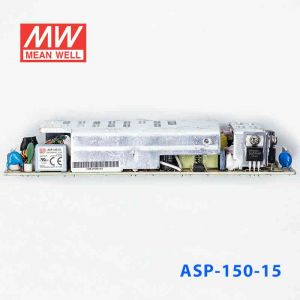 ASP-150-15  150W  15V 9.5A  单路输出带PFC功能无外壳PCB板明纬开关电源