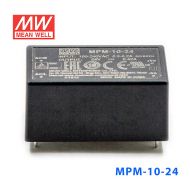 MPM-10-24台湾明纬10W 80~264V输入 24V0.42A输出医疗基板型电源