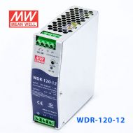 WDR-120-12 120W 12V10A 输出PFC高效率高输入电压DIN导轨电源