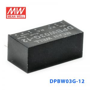 DPBW03G-12 3W 18~75V 转 ±12V 0.25A 稳压双路输出DC-DC模块电源