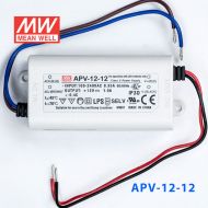 APV-12-12    12W  12V 1A明纬牌恒压输出防水塑壳LED照明电源