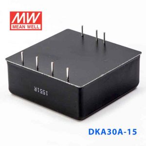 DKA30A-15  30W  9~18V  输入  ±15V  双路输出明纬DC-DC转换模块电源